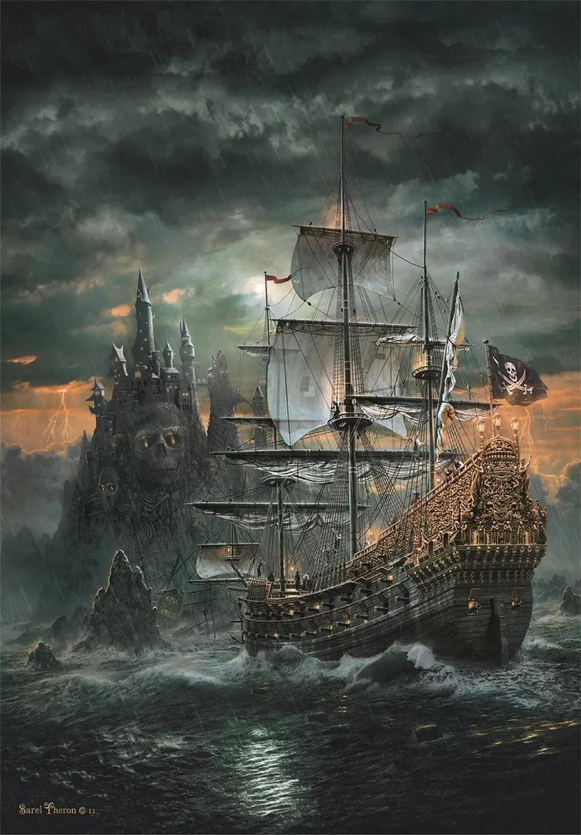 Clementoni Piratenschip Puzzel 1500 Stuks - Multicolor