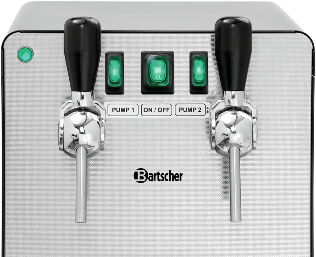 Bartscher Glühwein Dispenser 1300 200119 - 30L - 2 Kranen - RVS