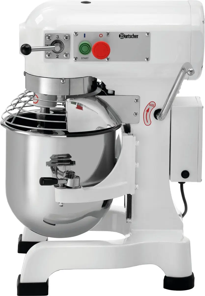Bartscher Planetaire Mixer 101916 - 450W - 3 Snelheden - RVS