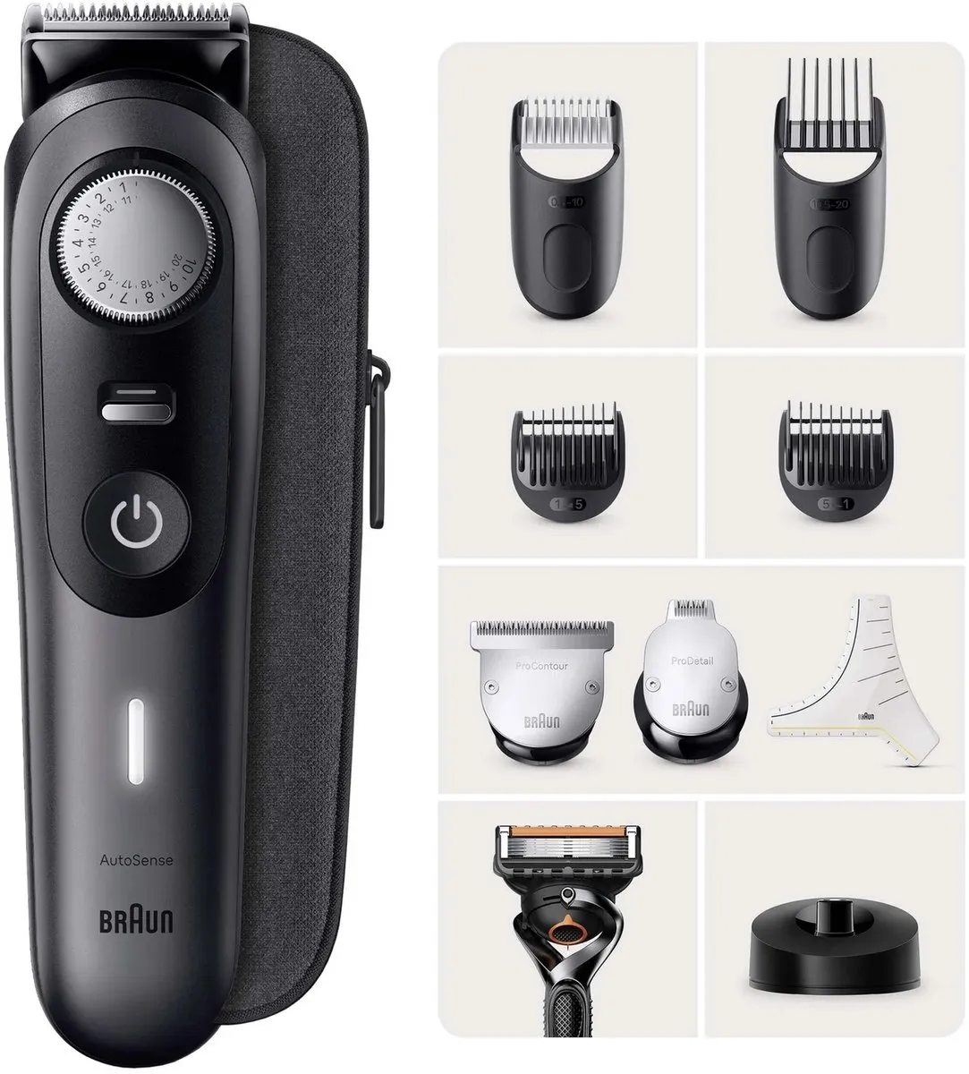 Braun BeardTrimmer 9 BT9421 Baardtrimmer - Zwart