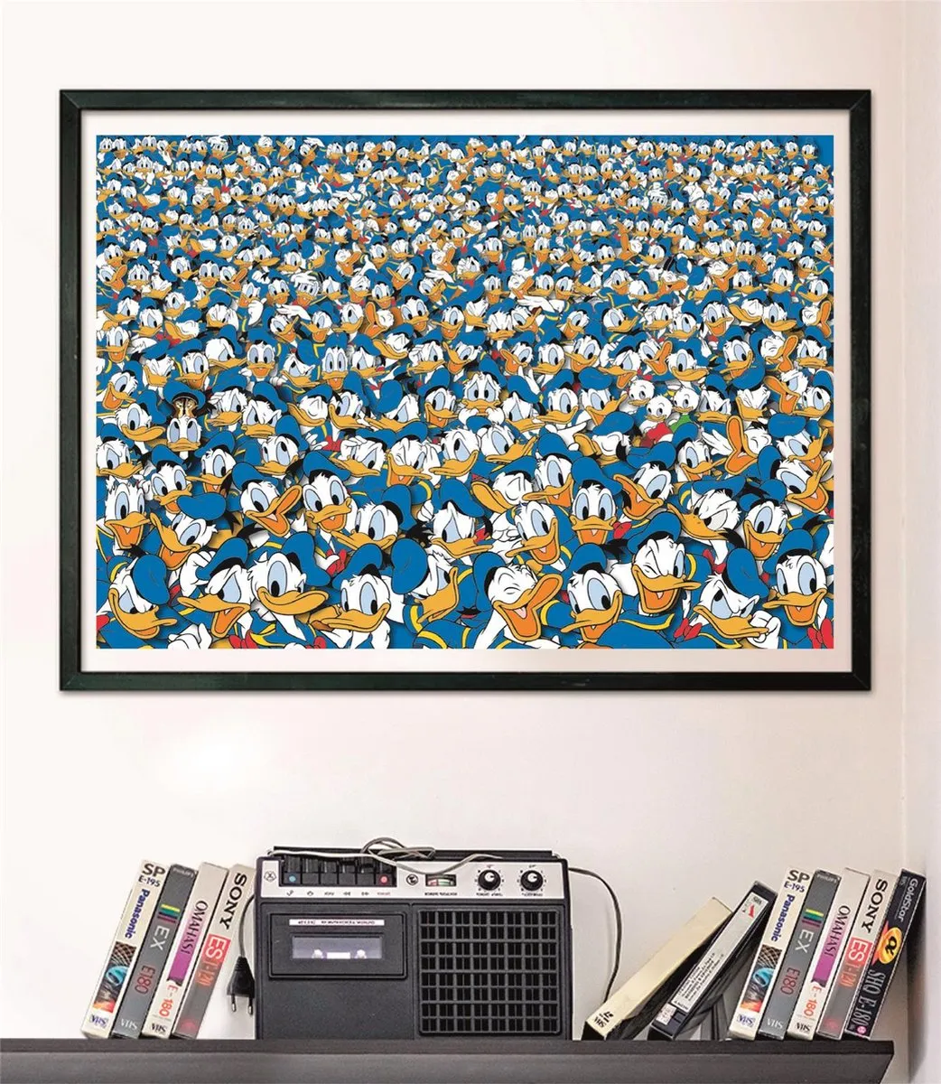 Clementoni Impossible Donald Duck Puzzel 1000 Stuks - Multikleur - afbeelding 6 van 6