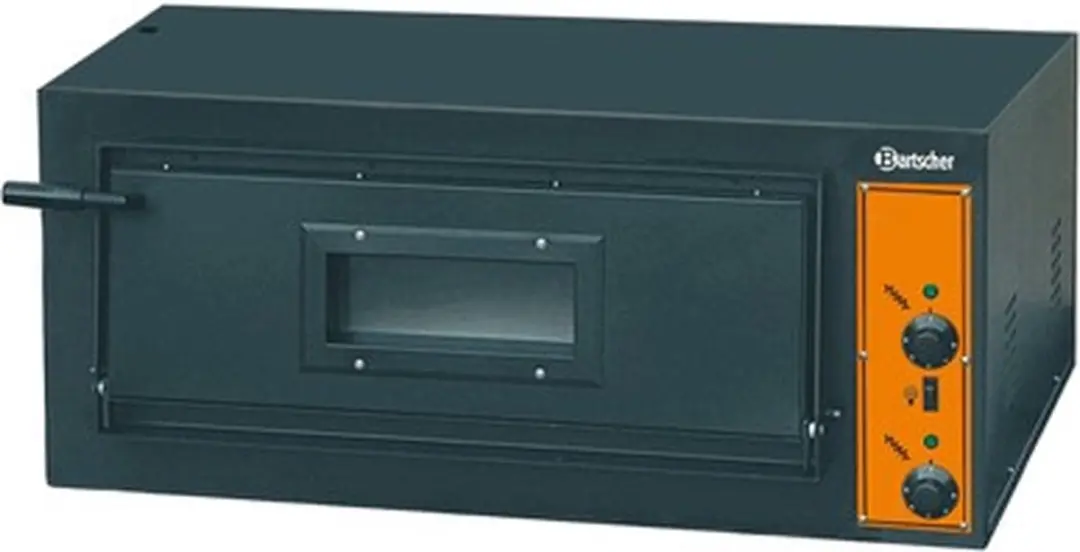 Bartscher CT 100 Elektrische Pizza Oven 4200W - 1 Kamer - Zwart