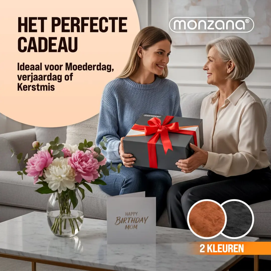Monzana Elektrische Deken 103458 - 180x130cm - Bruin - afbeelding 6 van 6