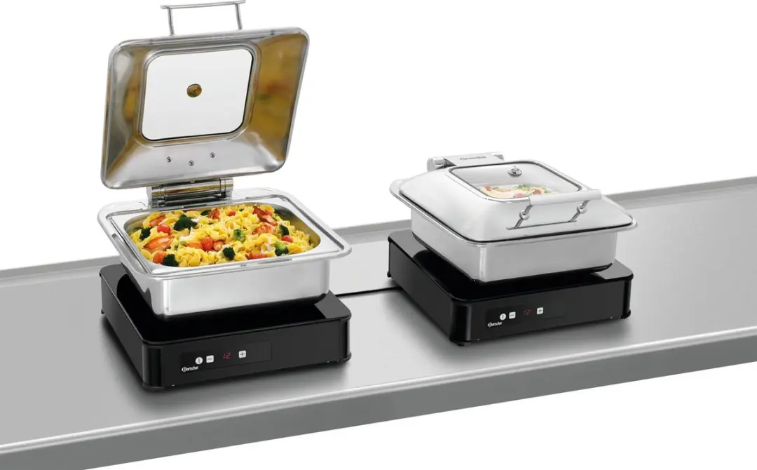Bartscher Inductiewarmhoudplaat IW3-SW 300W - 390x390x100mm Zwart - afbeelding 6 van 6