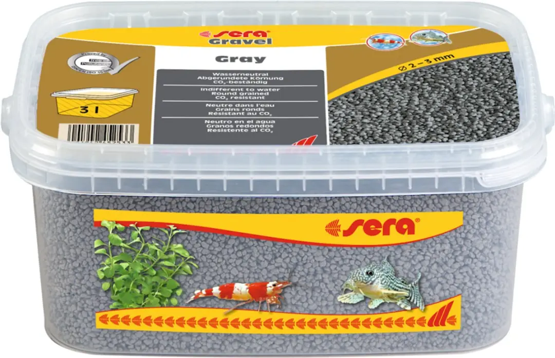 Sera Gravel Gray Aquariumgrind 3 Liter