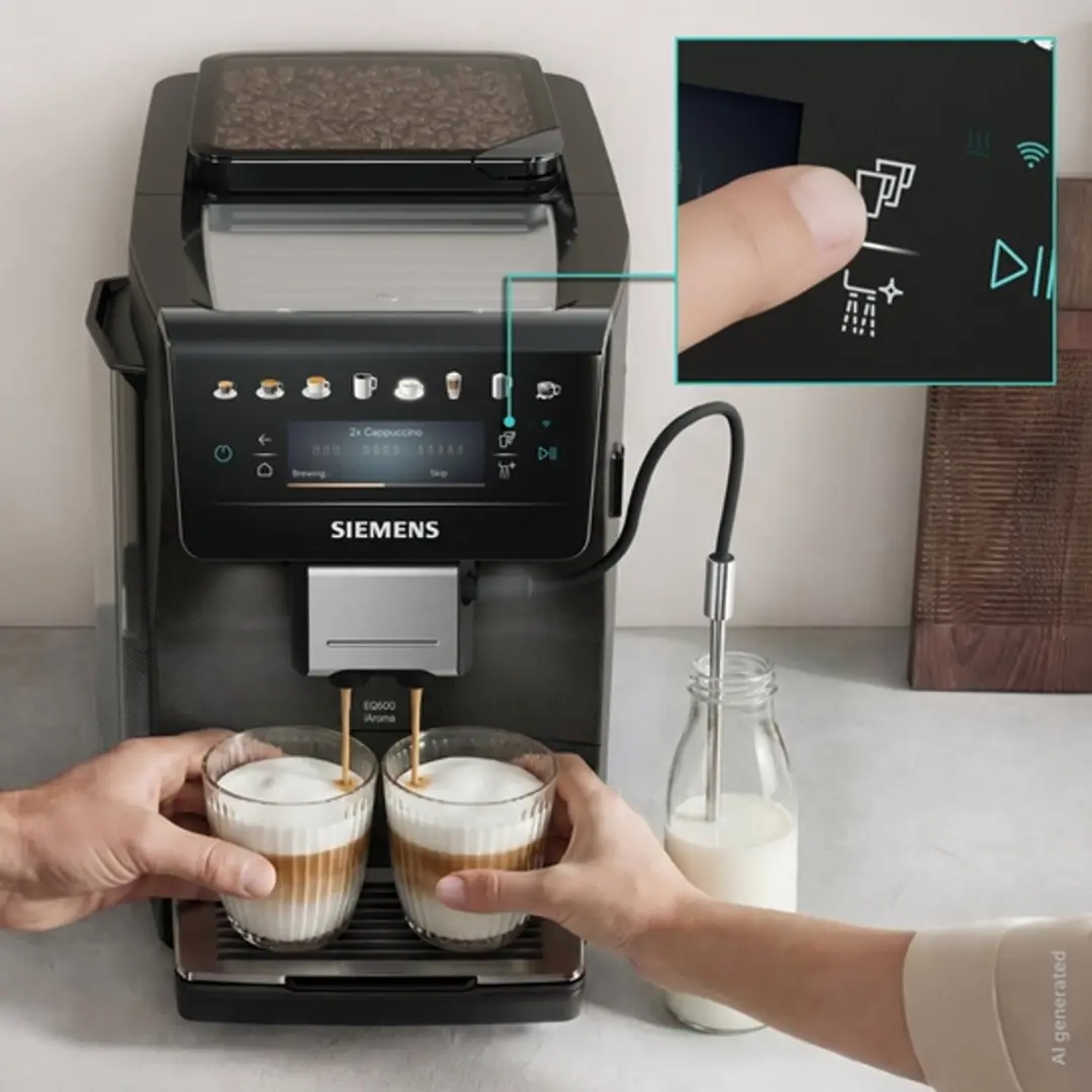 Siemens EQ600 iAroma Espresso Volautomaat TP607ET8 - afbeelding 6 van 6