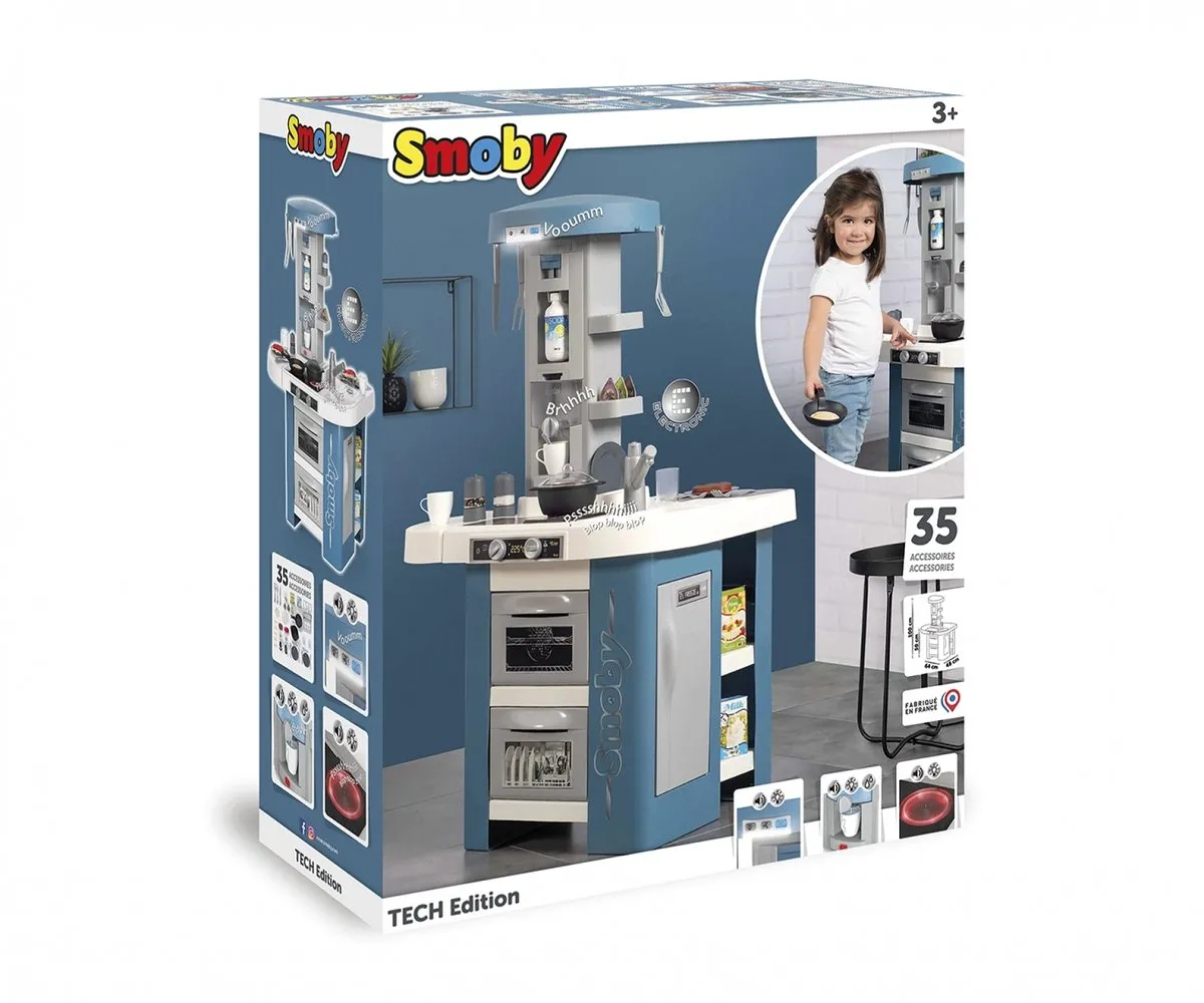 Smoby Kitchen Tech Editie Speelkeuken - Multicolor