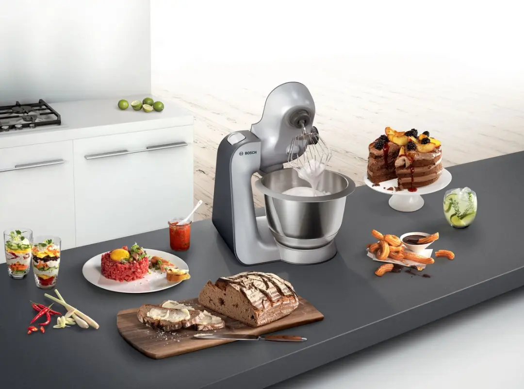 Bosch HomeProfessional MUM59S81DE Keukenmachine 1000W - 7 Snelheden - Zilver