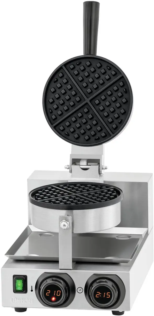 Bartscher MDI 1BWR 1750 Wafelijzer - 1000W - RVS