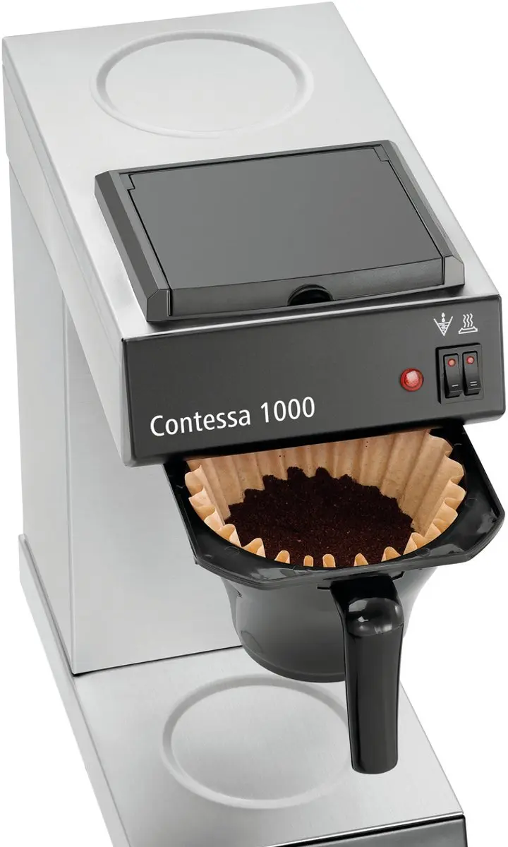 Bartscher Contessa 1000 Koffiemachine - 12 Kopjes - RVS