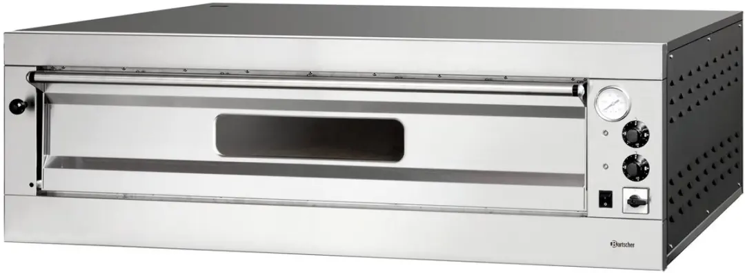 Bartscher ET 105-1BK Elektrische Pizzaoven 12kW - 33cm - RVS