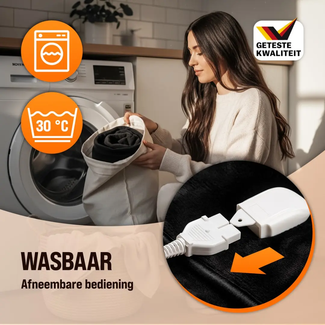 Monzana Warmtedeken 109065 - 180x130cm - 10 Verwarmingsniveaus
