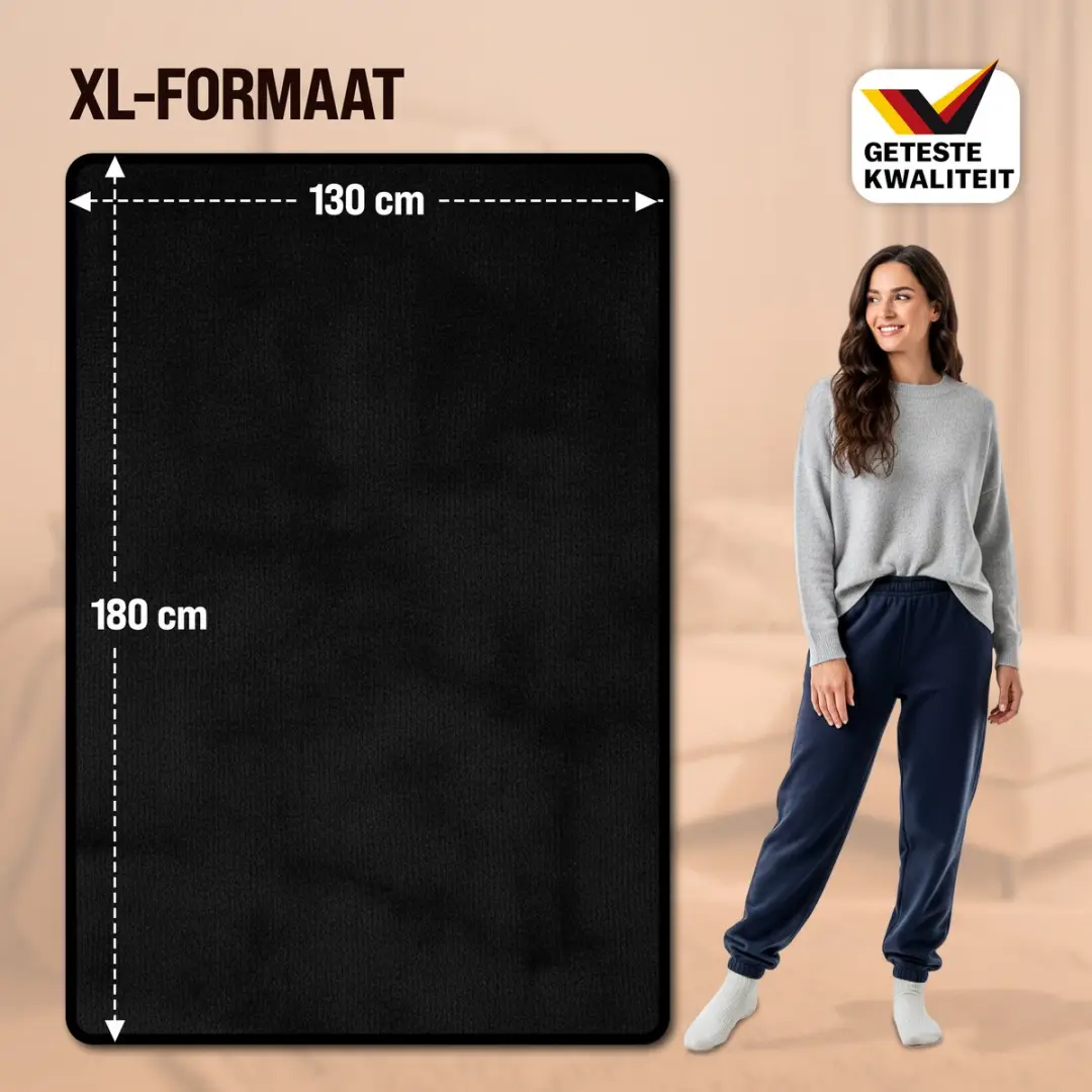 Monzana Warmtedeken 109065 - 180x130cm - 10 Verwarmingsniveaus