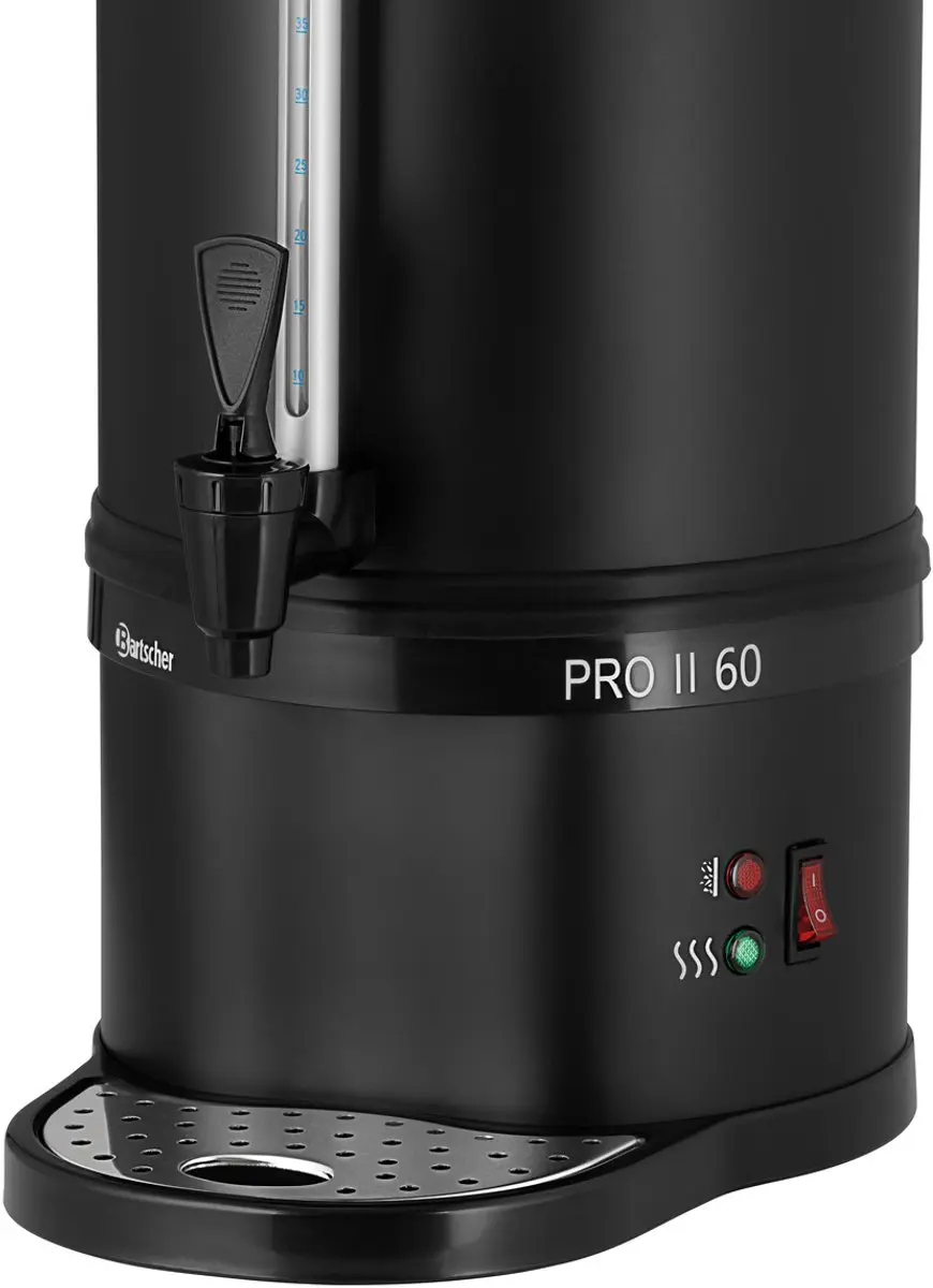 Bartscher PRO II 60 S Koffiezetapparaat - 60 Kopjes - 9L - Zwart
