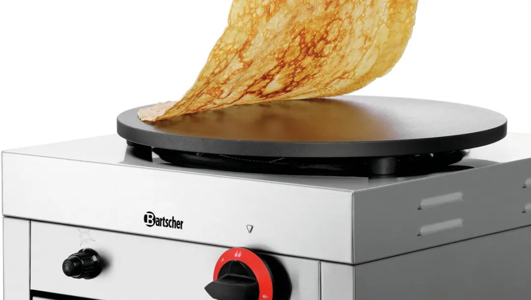 Bartscher 1CP400G Crêpe-bakplaat - Ø40cm - RVS