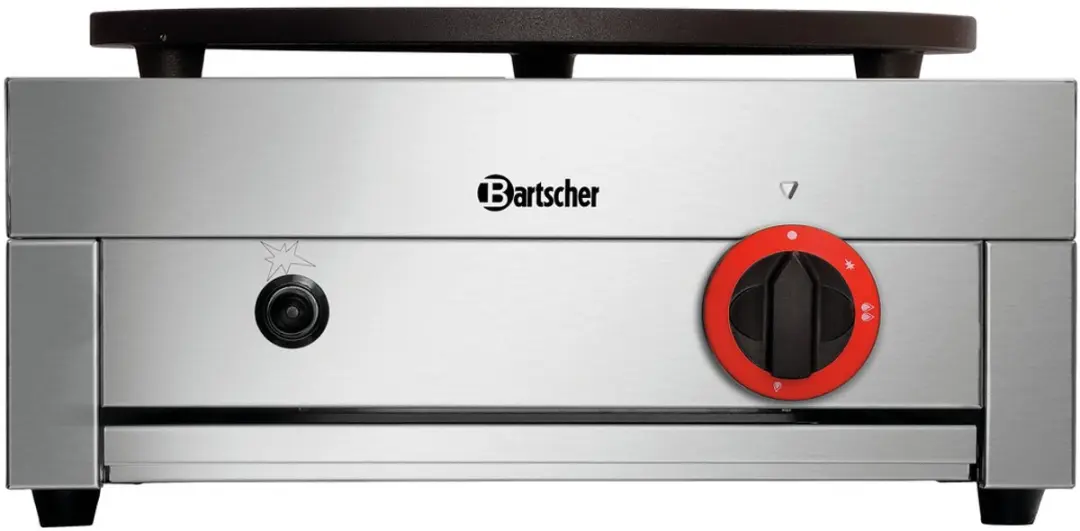 Bartscher 1CP400G Crêpe-bakplaat - Ø40cm - RVS