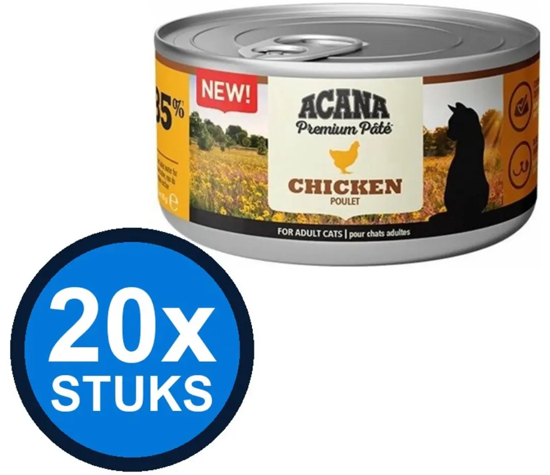 Acana Premium Pate Cat Chicken Natvoer