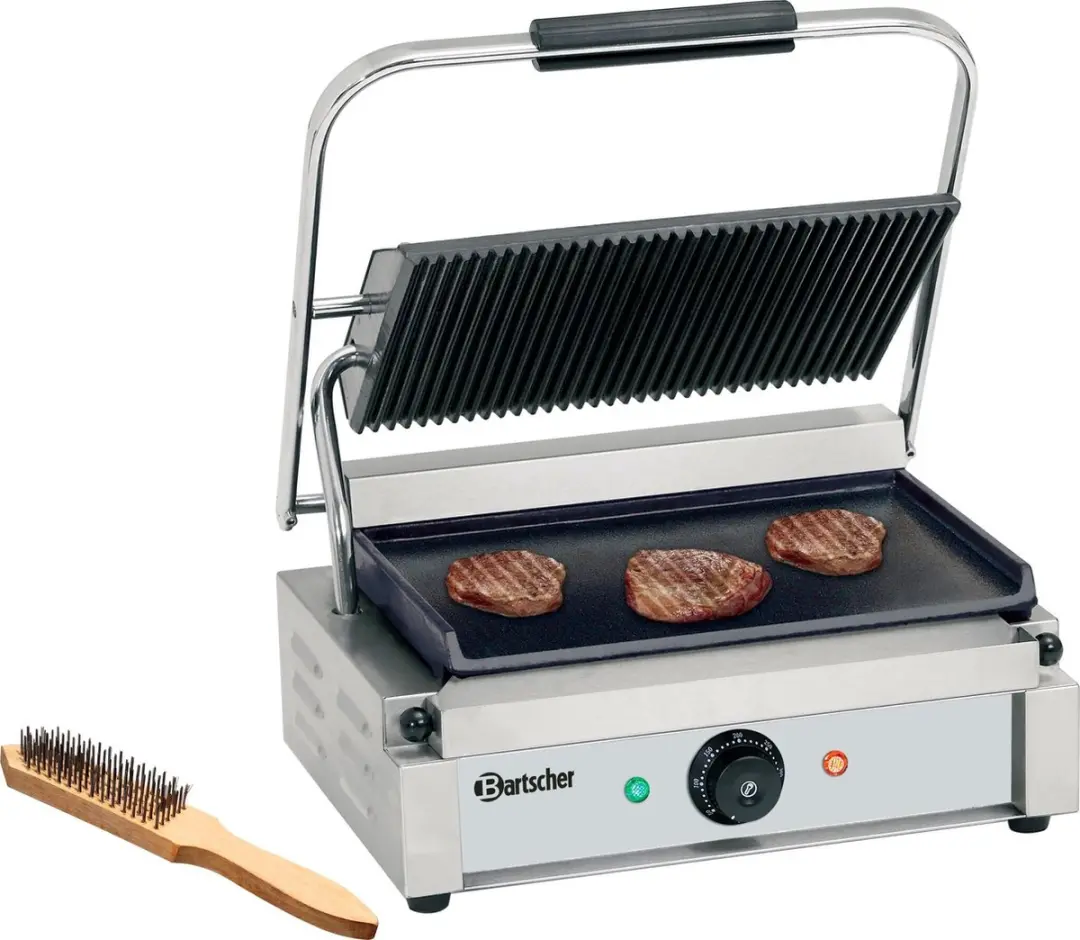 Bartscher Contactgrill Panini HTA150676 - 2200W - 2 Platen