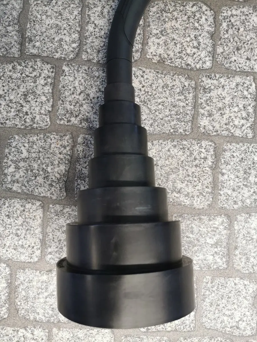 Scheppach Stofzuigeradapter 7906300703 - 6 Stuks - Zwart