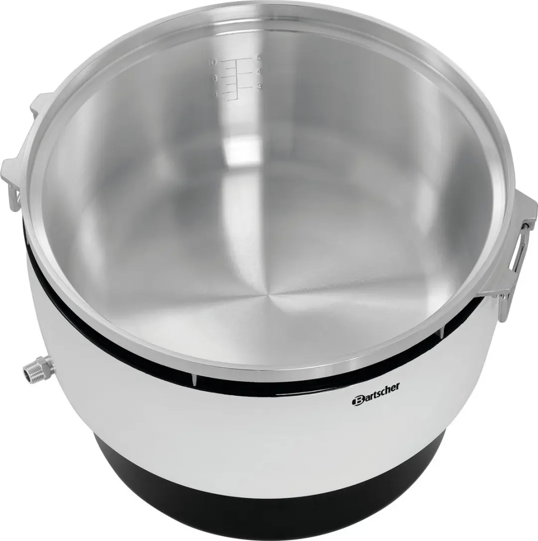 Bartscher 1505393 Rijstkoker Gas 10L - 5600W - RVS - afbeelding 6 van 6