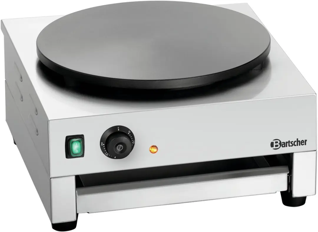 Bartscher 1CP400 Crêpe-bakplaat - Ø40cm - 3000W - RVS