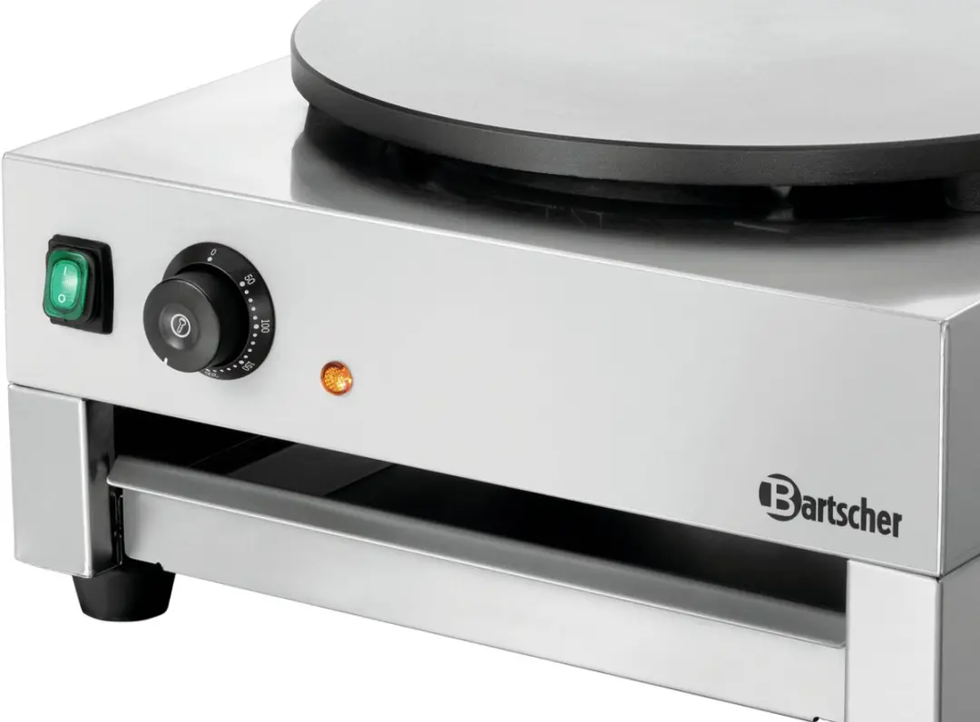 Bartscher 1CP400 Crêpe-bakplaat - Ø40cm - 3000W - RVS