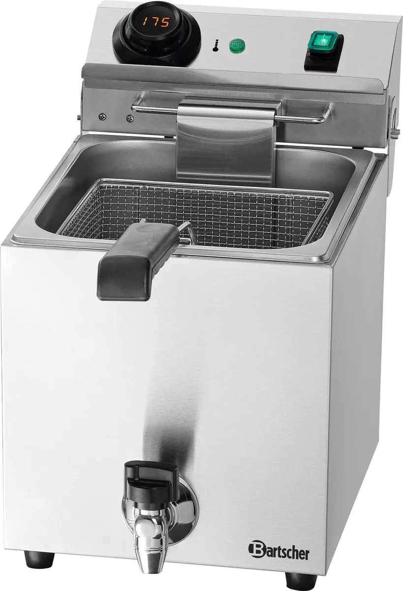 Bartscher MDI Snack III Plus Friteuse 3300W - 9L - RVS - afbeelding 6 van 6
