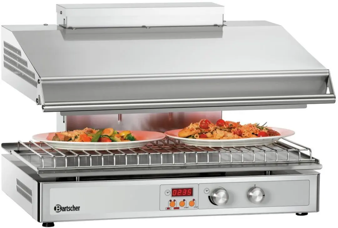 Bartscher Salamander Hi-Light Lift 700-2Z Infrarood Warmtestraler 6000W - RVS