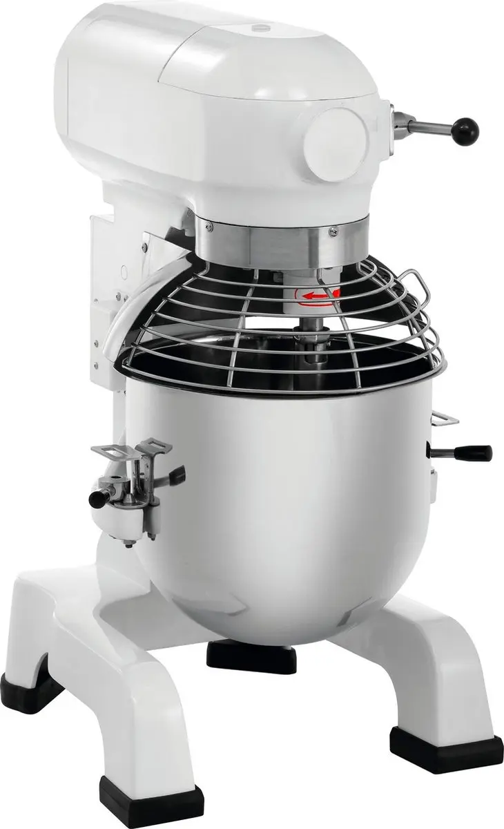 Bartscher Planetaire Mixer 101933 - 1100W - 3 Snelheden - Wit - afbeelding 6 van 6