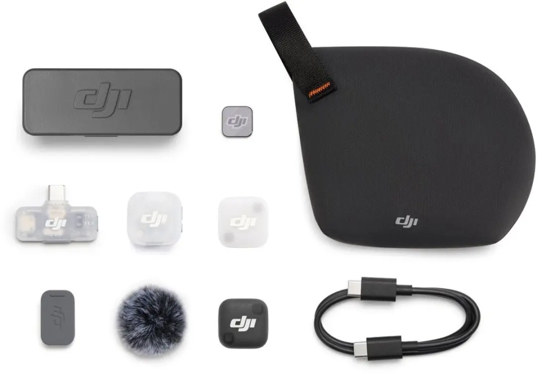 DJI Mic Mini 2 Draadloze Microfoonkit - USB-C RX - 2 Zenders - afbeelding 6 van 6