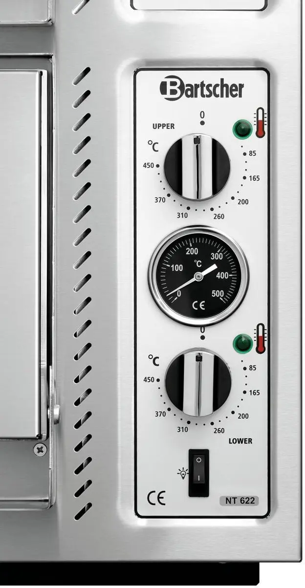 Bartscher Pizzaoven NT 622 10000W - 30cm - RVS