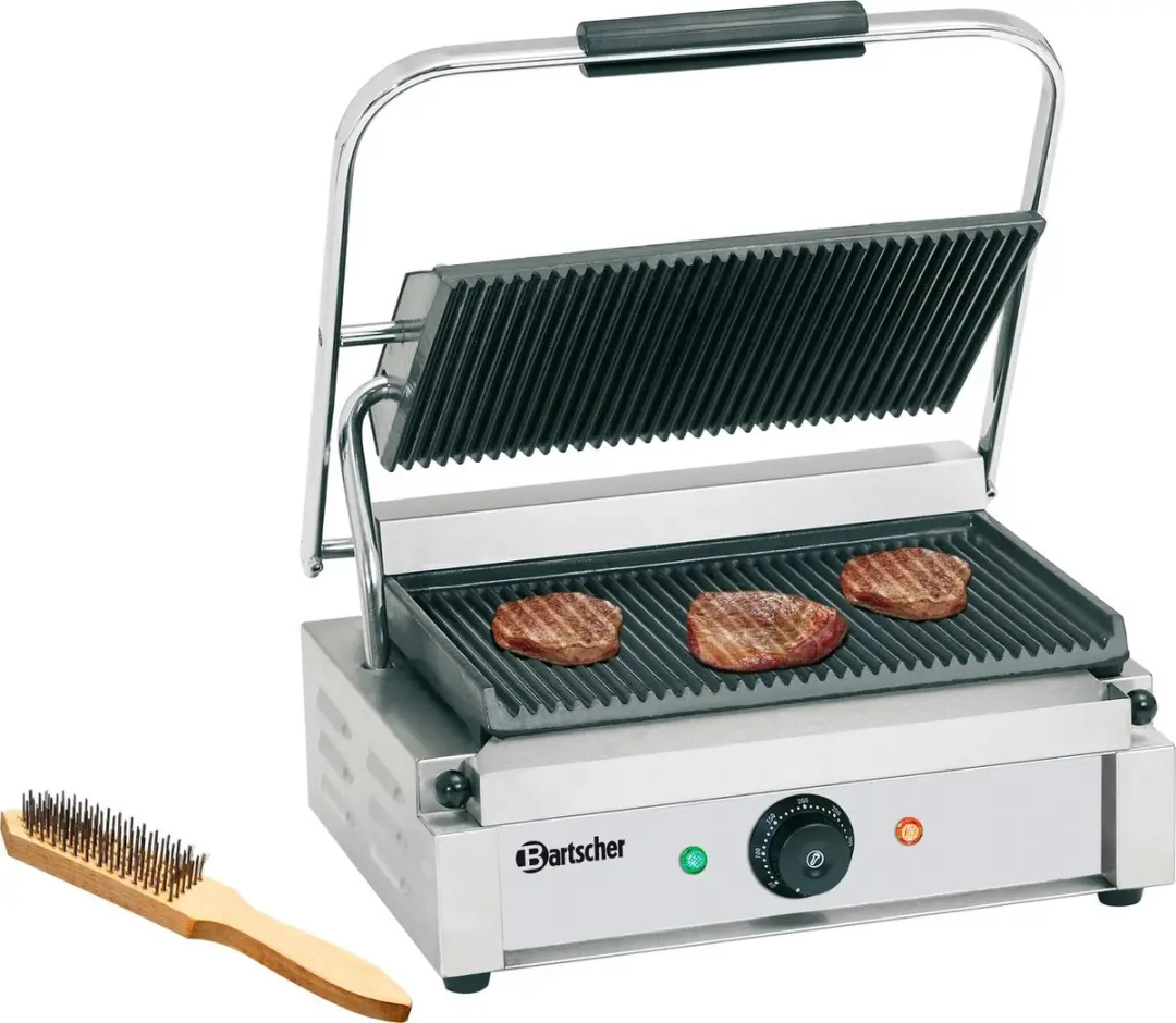 Bartscher Solis Contactgrill XL - 2200W - Zilver