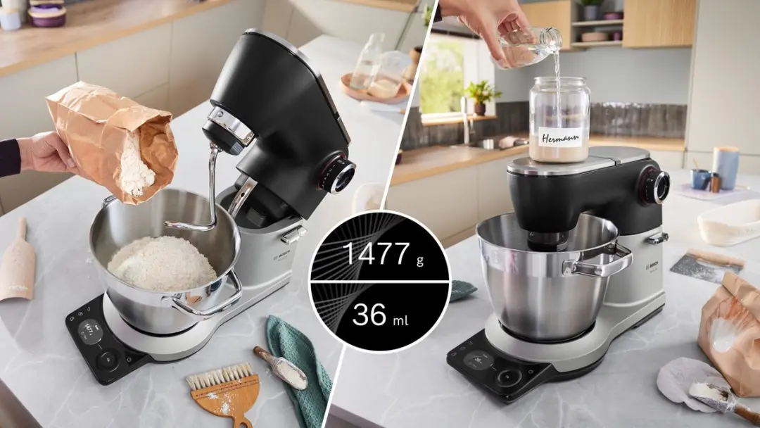Bosch MUMS8ZS22 Kokende Keukenmachine 1800W - 6L - Zwart/Zilver