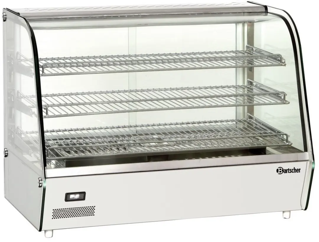 Bartscher Deli Plus II Warmhoudvitrine RVS - 3 Roosters - 2 Schuifruiten