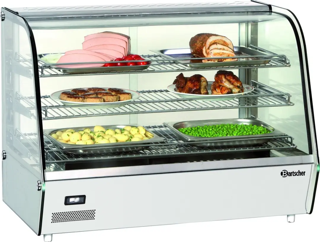 Bartscher Deli Plus II Warmhoudvitrine RVS