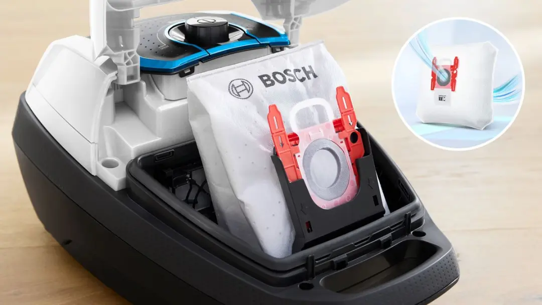 Bosch Serie 8 BGL8SIL0L Stofzuiger met zak - 5.0L - Wit