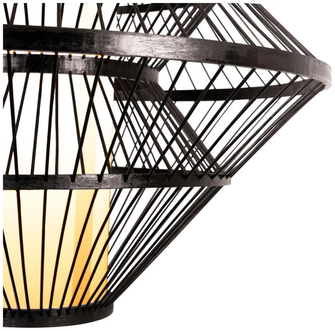 Lucide Pasquino Hanglamp Ø60cm - 1xE27 - Zwart