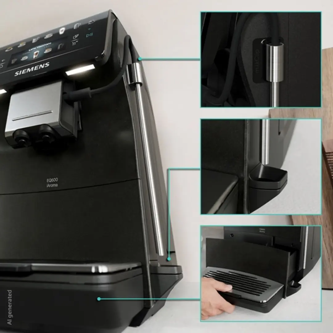 Siemens EQ600 iAroma TP6X7BT8 Espresso Volautomaat
