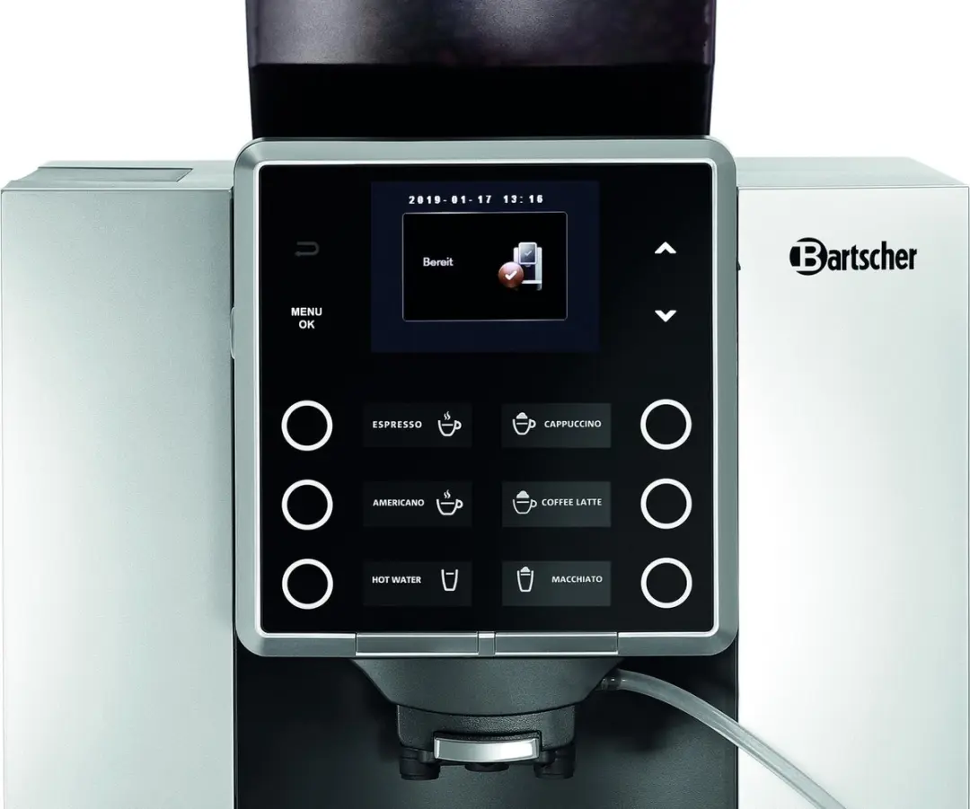 Bartscher KV1 Classic Volautomatisch Koffiezetapparaat - Zilver/Zwart