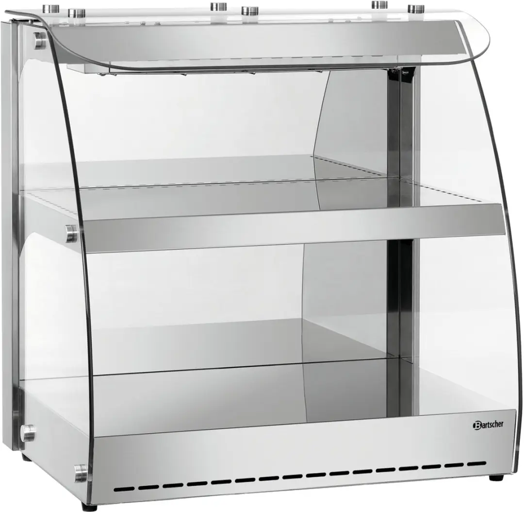 Bartscher 5900 2ER Warmhoudvitrine - 104L - Rvs