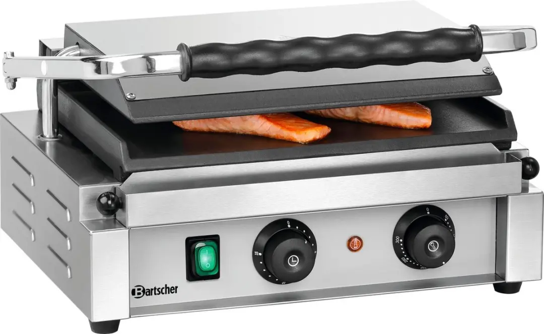 Bartscher T1G Contactgrill 2200W - Zilver - afbeelding 6 van 6