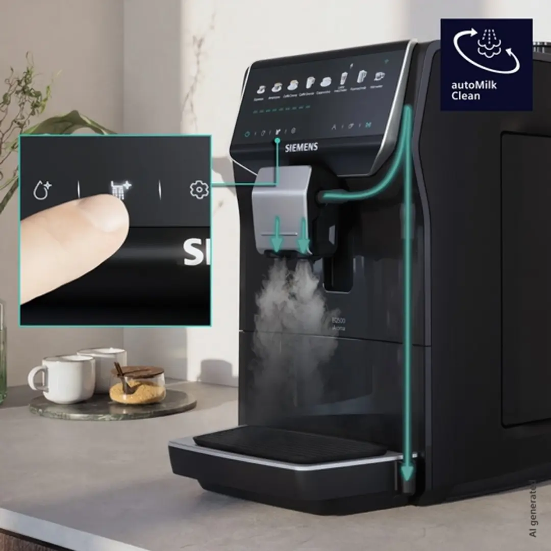 Siemens EQ500 Espresso Volautomaat TP5X3B07 - Piano-zwart