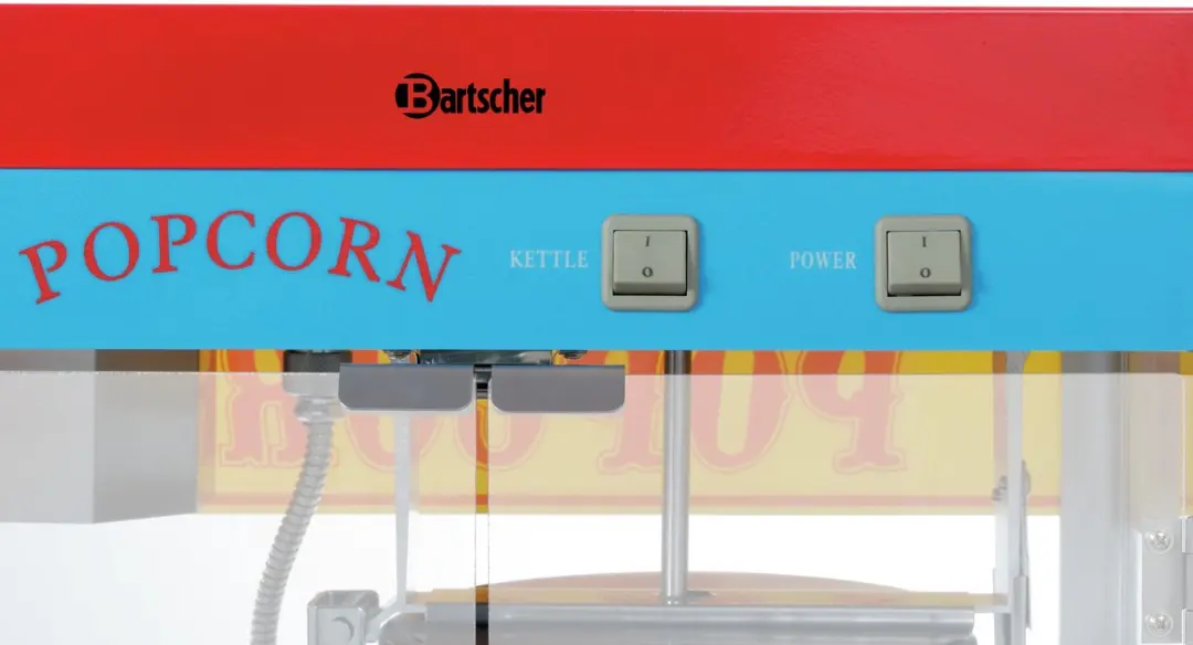 Bartscher V150 Popcornmachine 1500W - Rood