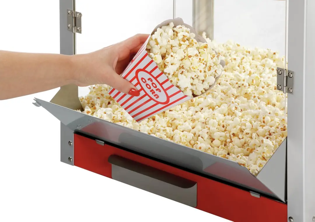 Bartscher V150 Popcornmachine 1500W - Rood