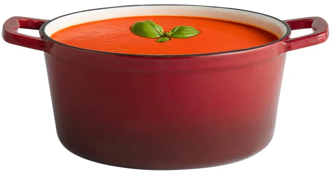 APS Dutch Oven 5 Stars 88302 - Gietijzeren Braadpan - 25cm - 4L - Rood