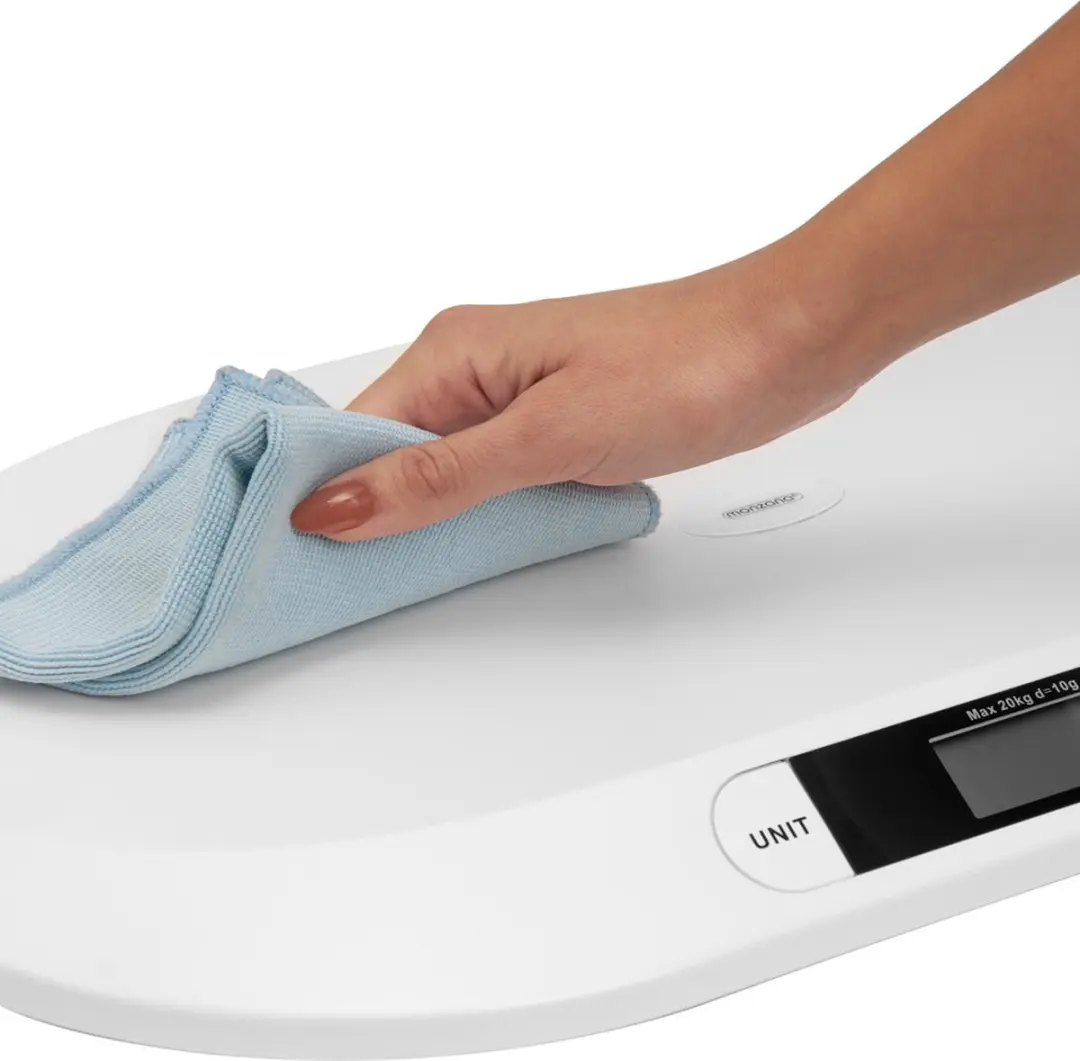 Monzana Babyweegschaal Digitaal 20kg - Wit - afbeelding 6 van 6