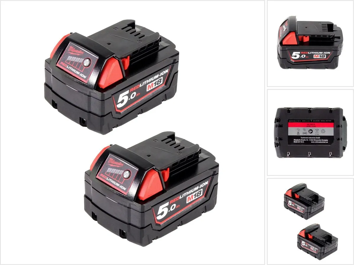 Milwaukee M18 B5 Accu-starterset 18V