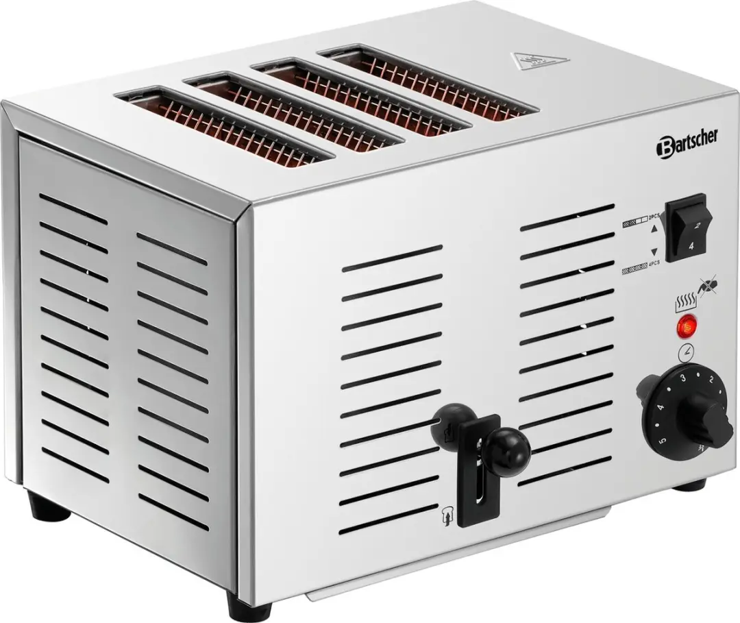 Bartscher TS40 Toaster 4-sandwich 1800W