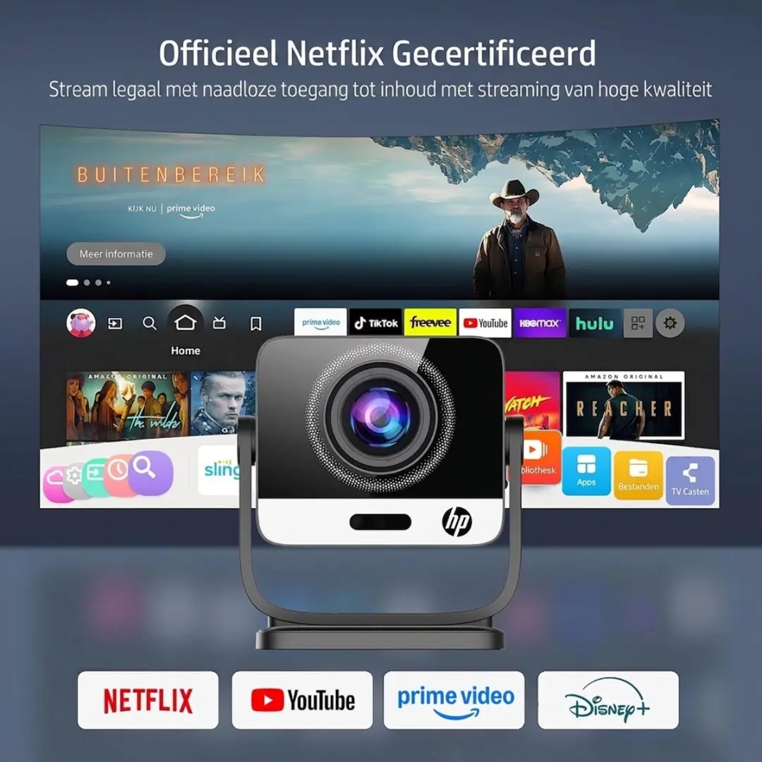 HP MC475 Projector 1080p - Korte Projectieafstand - Zwart