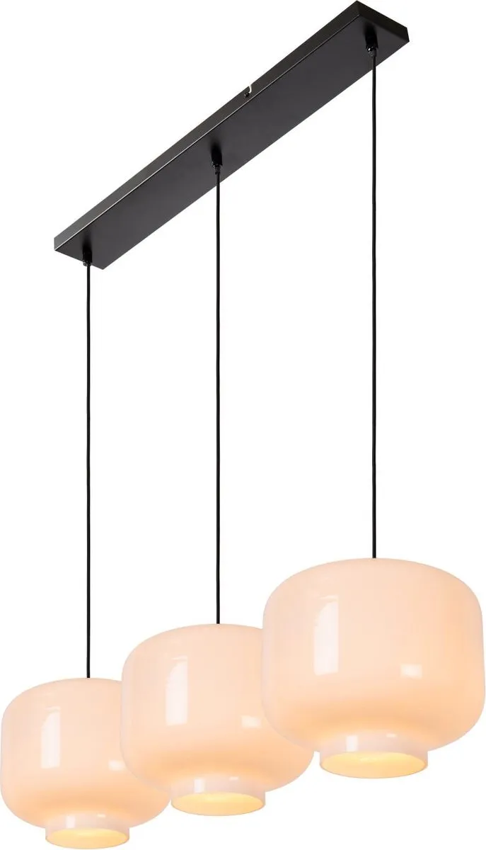 Lucide Medine Hanglamp 3xE27 - Opaal